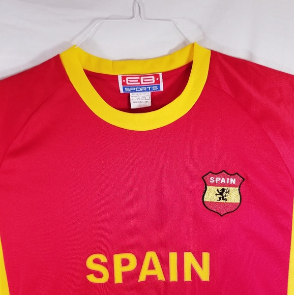 Spain Soccer jersey, EB Sports. Size: Medium. - Picture 5 of 7